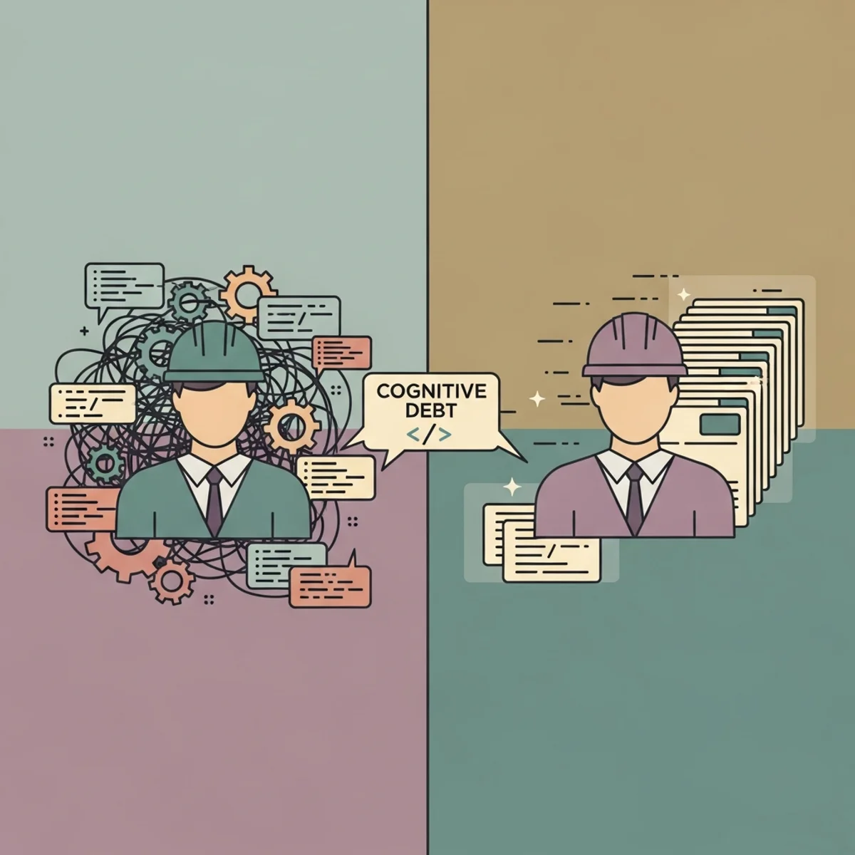 코드 생산 속도의 함정, 인지 부채 해결법